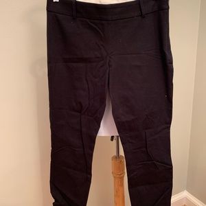 J. Crew Black Stretch Minnie Cropped Pants (0)